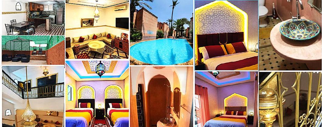 Quarya Assiyahia - Riad Camilia- Maison Entiere Avec Piscine Marrákes Kültér fotó